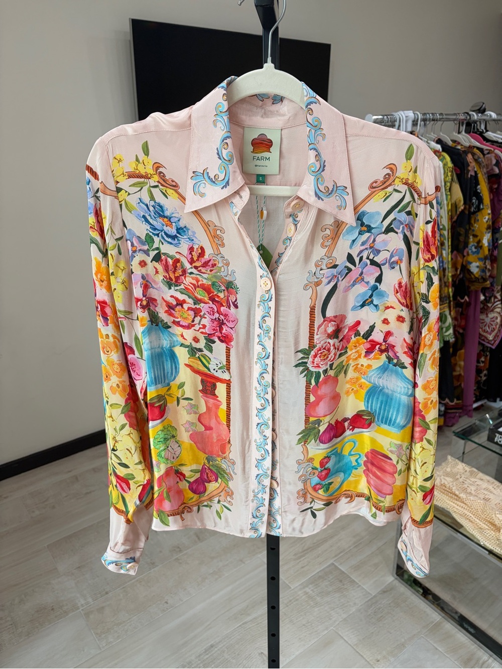 Farm Rio: Garden Terrace Floral Button-Up
Shirt - Picture 3 of 10